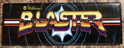 Blaster Arcade Game Marquee Fridge Magnet