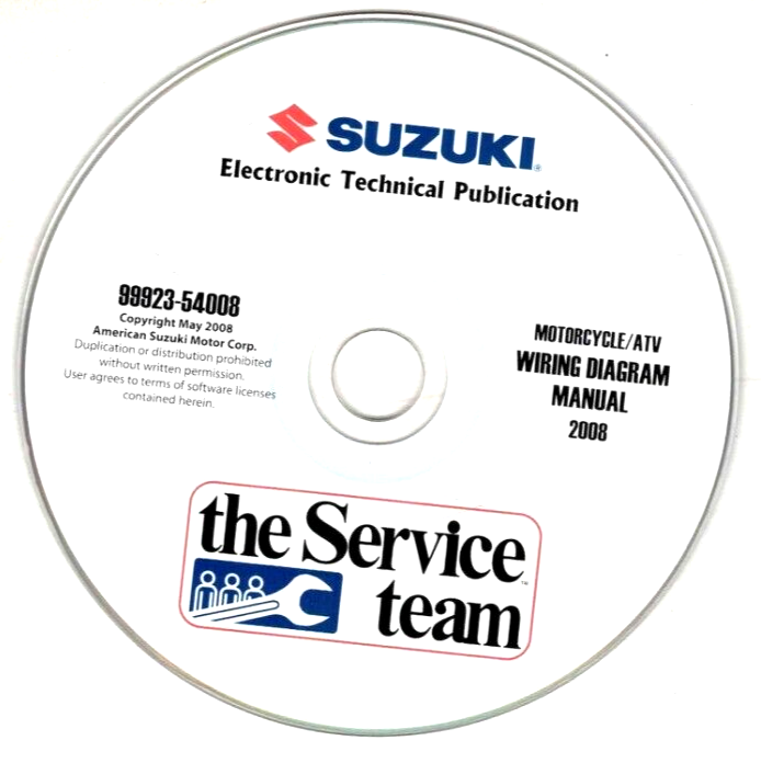 Genuine Suzuki Wiring Diagram & Electrical Troubleshooting Manual