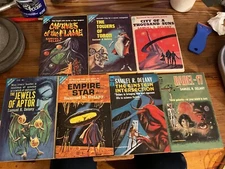 Lot, Delaney, 7 Ace originals including his 1st book: Nebula winner Babel-17