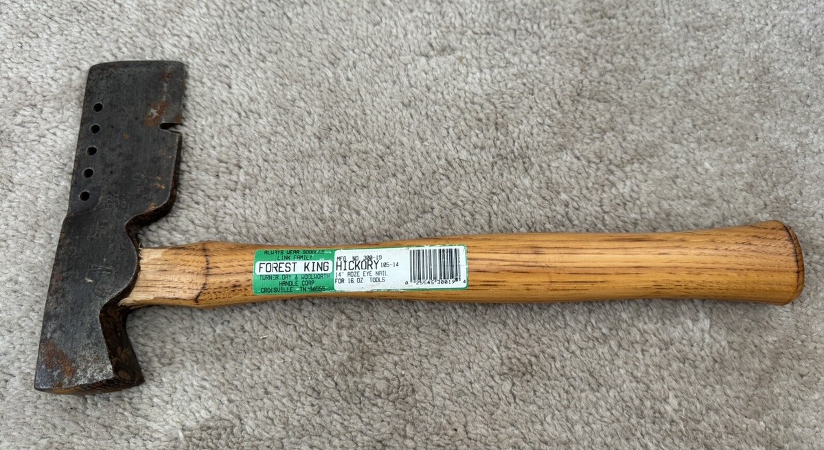 Vintage Forest King Hatchet Axe Handle 16 Oz. 14