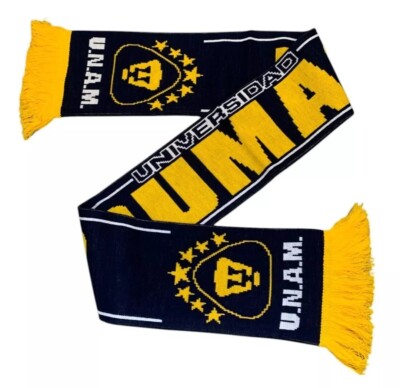 Unam Pumas Schal Fanschal Fußball Schal Fan Schal UNAM Pumas Jaquard Schal