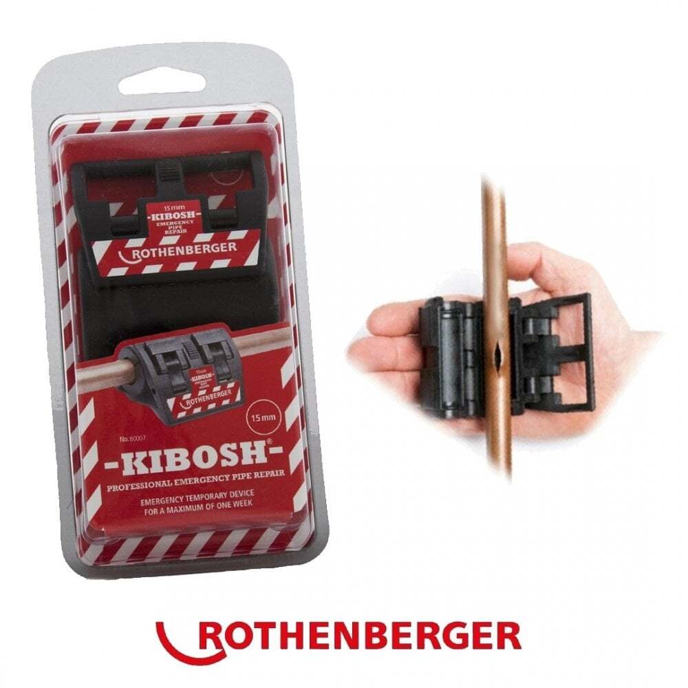 Rothenberger 15mm KIBOSH Emergency Water Burst Pipe Repair Clamp