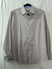 Tasso Elba Mens Button Up Long Sleeve Dress Shirt Size XL Geometric