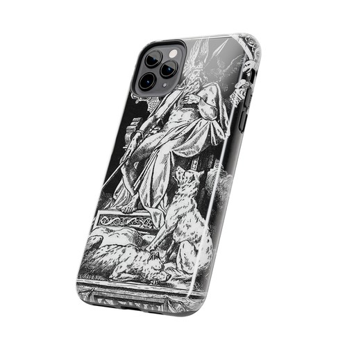 Odin Watches The World From Hlidskjalf - iPhone Case - Norse Viking Mythology - Picture 45 of 52
