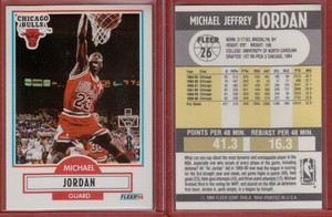 fleer 90 michael jordan 26