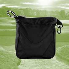 Izzo Golf Valuables Pouch, Golf Bag Accessory, Black