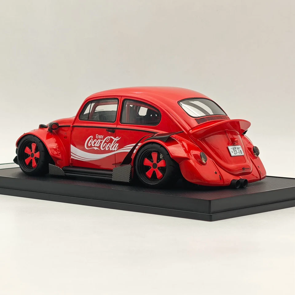 RAM Collectibles 1/18 RWB Volkswagen VW Beetle COCA-COLA WIDE BODY Red RM0029 - Image 3 of 4