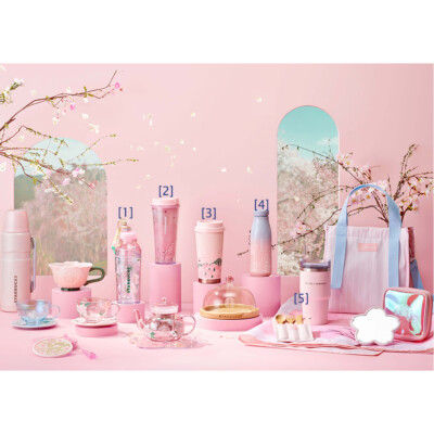 STARBUCKS KOREA 2022 Cherry Blossom MD Cold Cup Tumbler Limited
