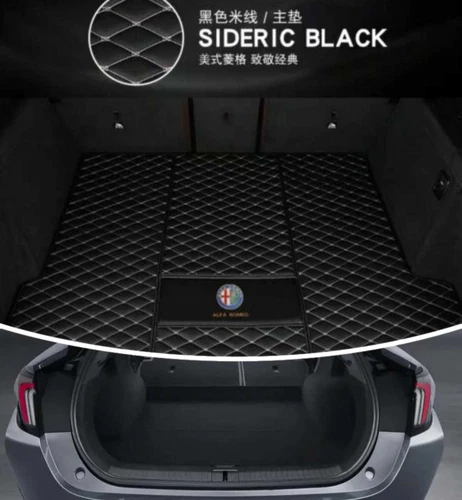 For Alfa Romeo Giulia Stelvio Car Trunk Mats Floor Mats Custom Carpet Waterproof - Picture 6 of 25