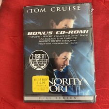 Minority Report DVD, 2002, 2-Disc Set, Full Screen NEW- Ships Fast Same Day