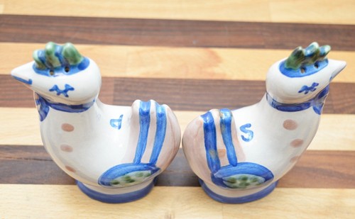 M.A. Hadley Hand Painted Ceramic Salt and Pepper Shakers - Rooster - Picture 7 of 10