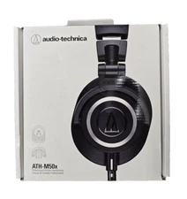 NEW Audio-Technica ATH-M50X Professional Over Ear Headphones - Black