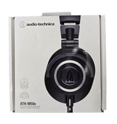 Audio-Technica ATH-M50X Professional Over Ear Headphones - Black NEW