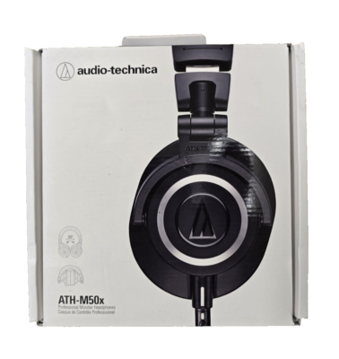 #ad #ad Audio Technica ATH M50X Professional Over Ear Headphones Black NO USED $95.48