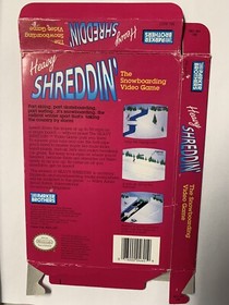 Heavy Shreddin&rsquo;.  Nintendo NES box only