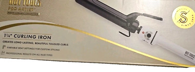 NEW HOT TOOLS Pro Artist Nano Ceramic Curling Iron Wand 1 1/4 Smooth Shiny Hair