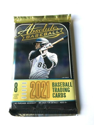 2021 PANINI ABSOLUTE Baseball FACTORY SEALED BLASTER PACK 8 CARDS Trout Harper