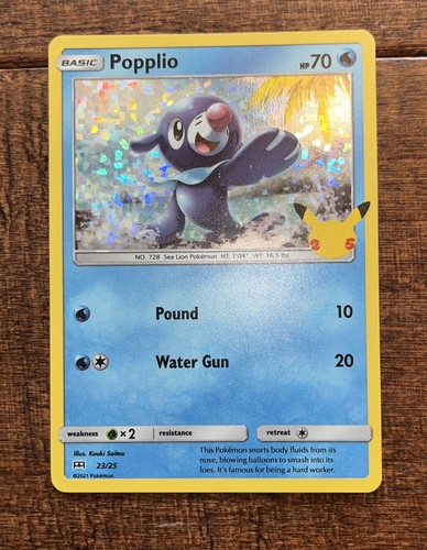 Popplio graded PSA 9 for sale on eBay
