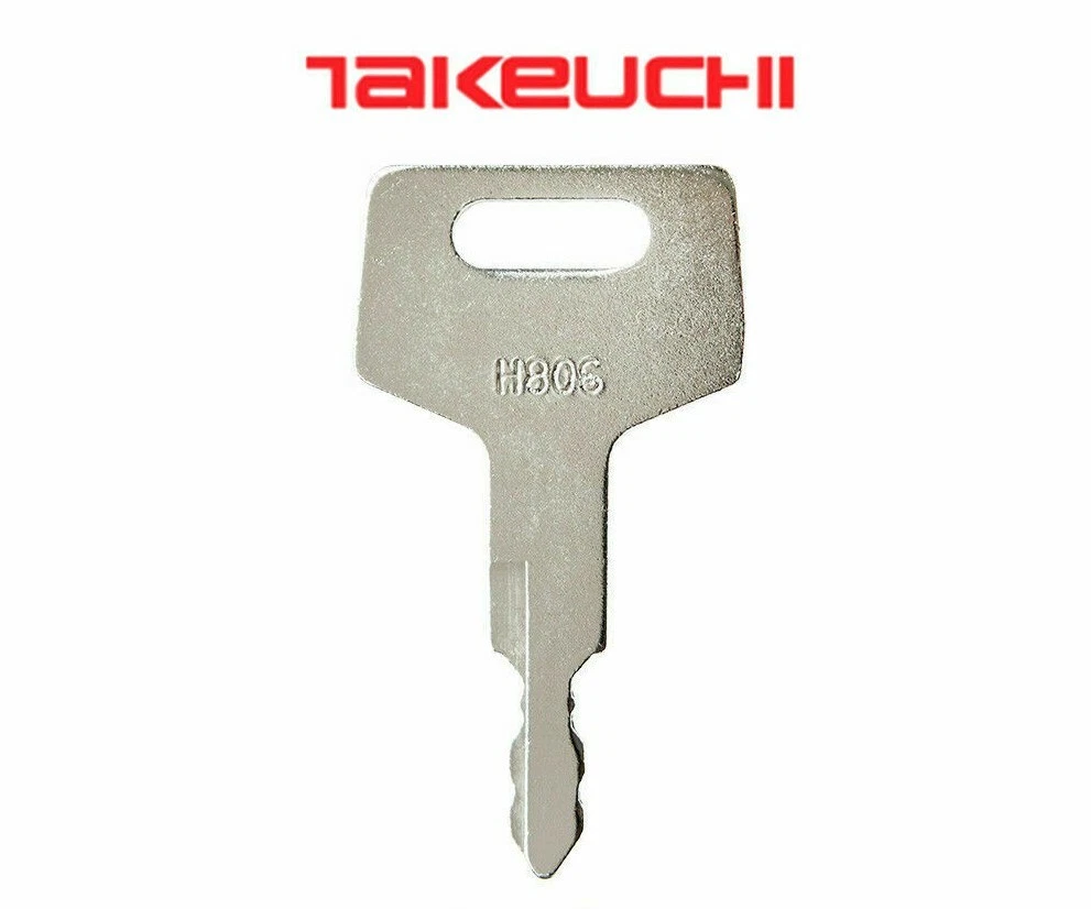 Baumaschinenschlüssel Pour Takeuchi Clé No. TB A/H 806 Mini Pelle