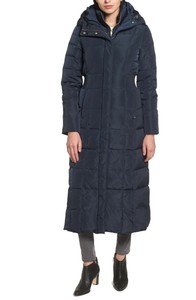 layered down puffer coat