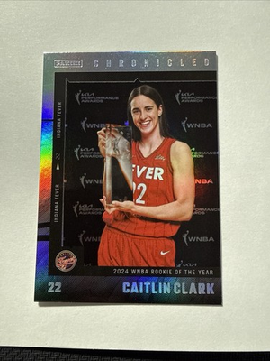 #ad 2025 Panini Caitlin Clark Chronicled WNBA Card #16 Holo Foil SP Fever $5.00