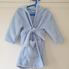 Boys Soft Dressing Gown Age 1 -2 Excellent Condition Never Worn 