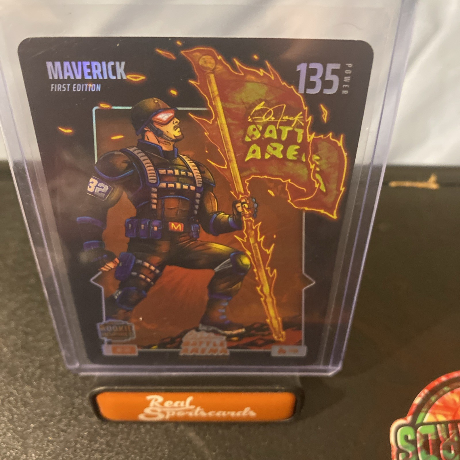 2026 Bo Jackson Battle Arena Cooper Flagg `Maverick` RC Fire Battlefoil BF-121