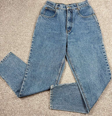 Vintage Lawman Juniors Size 9 Jeans 26 Waist Zip Ankle High Rise Hong Kong