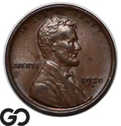 1920-D Lincoln Cent Wheat Penny, Choice AU