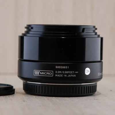 Sigma 30mm f/2.8 DN EX Lens For Micro 4/3 M4/3 Mirrorless Camera *GOOD*