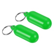 Floating Keychain, 2pcs Marine Sailing Key Chain Buoyant Keyring, Green