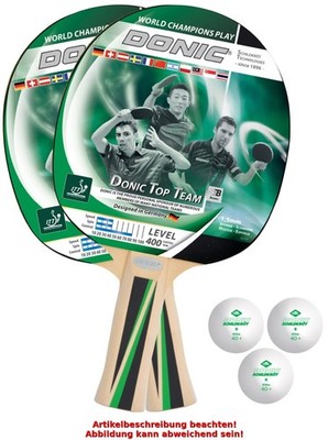 DONIC SCHILDKRÖT Tischtennis-Set 'Top Team 400'
