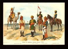 Postcard India - Military Types 165 - Imperial Service Troops - Air India