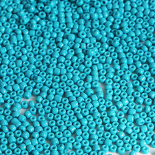 Turquo Blue Color 3mm Seed Beads About 3600pcs/100Grams in Bag, 8/0 Glass Craft