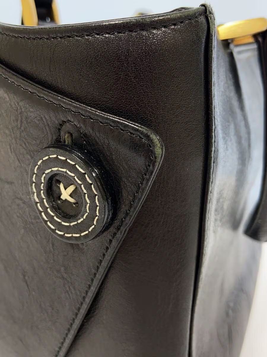 Kitamura Handbag BLK Plain - image 8