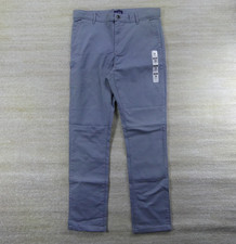The Childrens Place Pants Boys 18 Skinny Gray Chino Stretch School Uniform