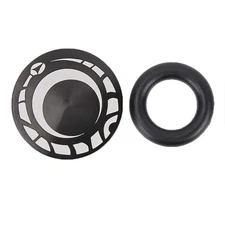 Tbest Bottom Bracket Dust,Bike Crankset Protector,Aluminum Alloy Black Mounta...