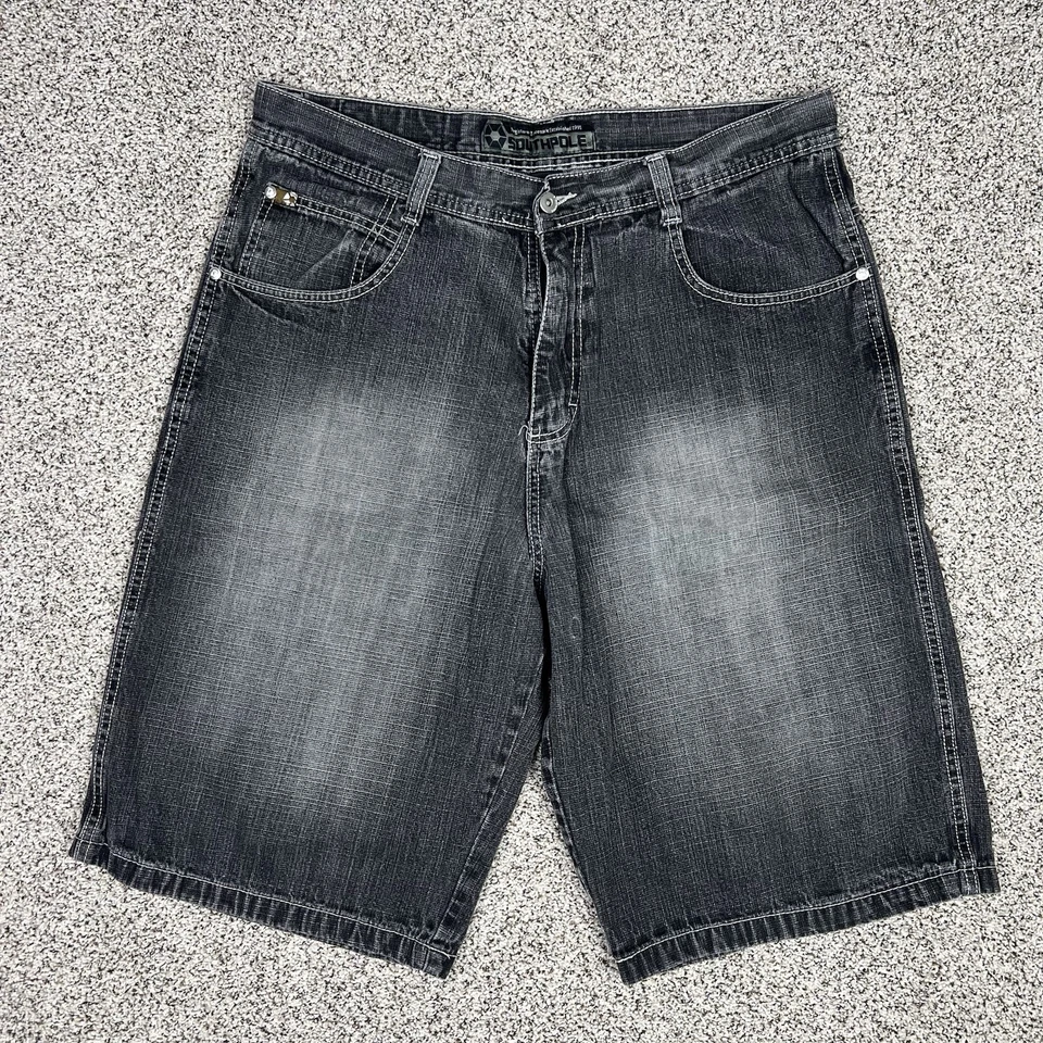 Southpole Shorts Bundle Mens 38 Blue Black Brown Tab Jesse Pinkman Skater Y2K - Image 2 of 4