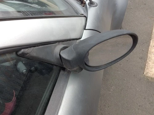 SMART ROADSTER 452 DOOR WING MIRROR MANUAL BLACK DRIVERS RIGHT SIDE 2002-2007