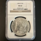 Morgan Silver Dollar 1900-O NGC MS64 Grade