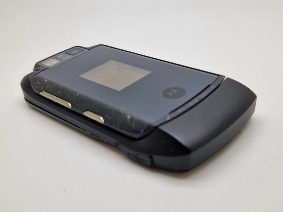 Working Rare (Orange/Talkhome Network) Motorola RAZR Maxx V6 Mobile Flip Phone - Image 2 of 4