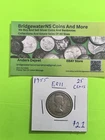 1955 Canadian Silver Quarter  Queen Elizabeth II AG    STARTING BELOW MELT