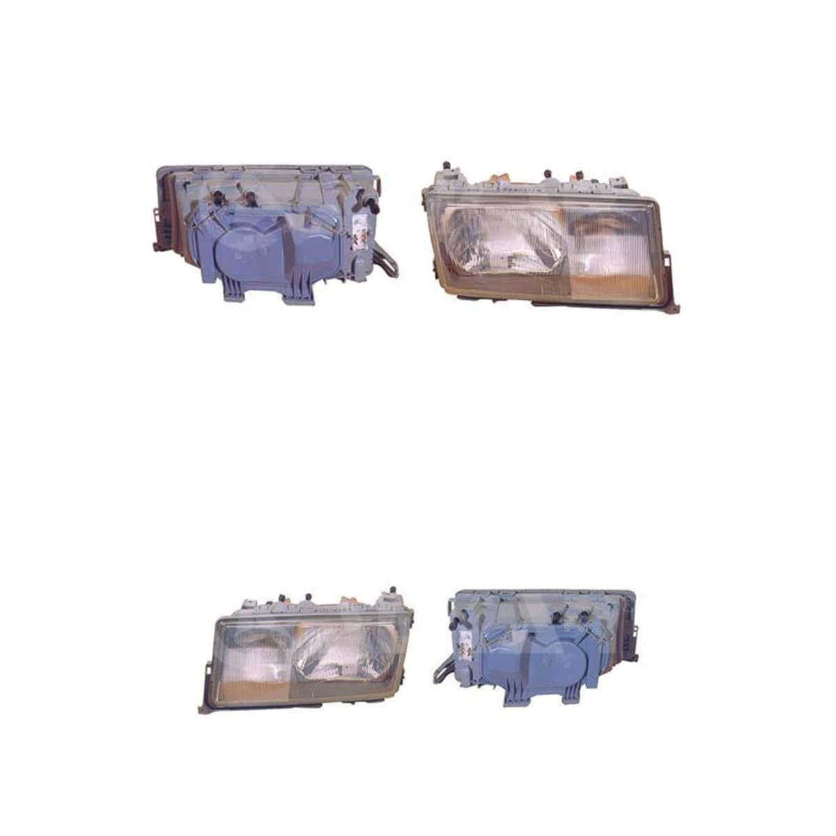Kit 2 Ampoules LED H4 6000K 72W 8000LM Pour Phare Avant - Compatible Mercedes 190 Et Autres - Neuf