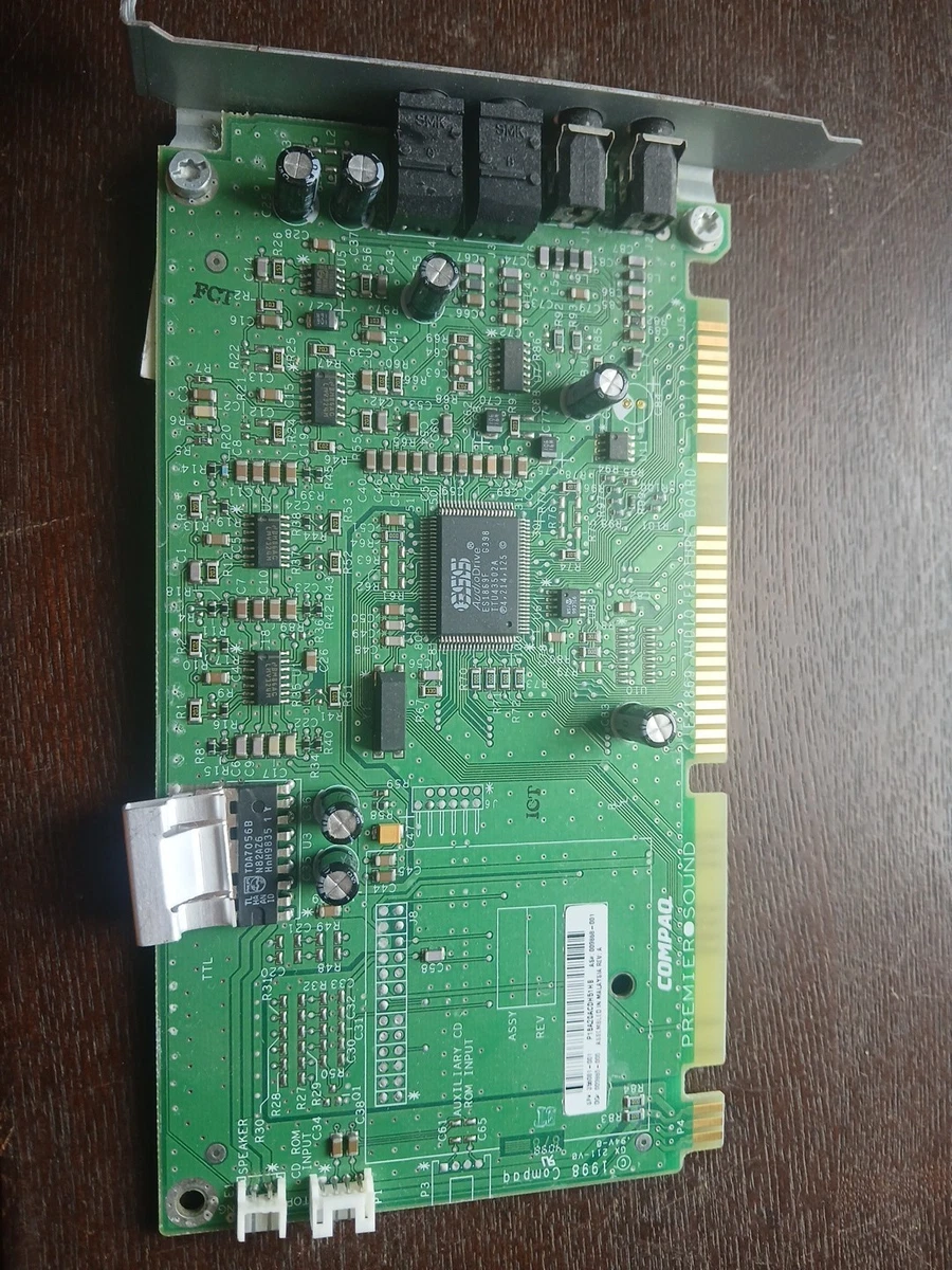 Carte Son Vintage Compaq ESS ES1869F – ISA – Sound Blaster Adlib – Testée