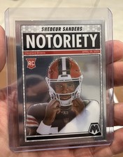 2025 Panini Mosaic - Shedeur Sanders - Notoriety Insert #13 (RC) - Browns