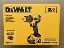 DeWalt DCE530P1 20V 5.0AH Max Cordless Heat Gun Kit Brand New 