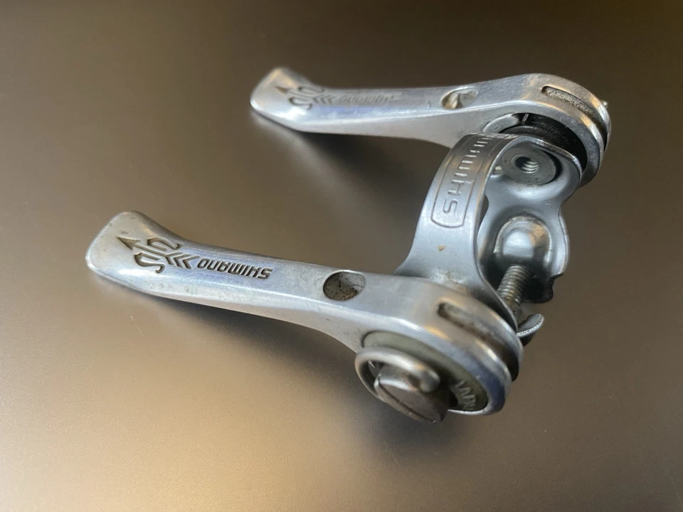 Vintage Shimano Golden Arrow Downtube Friction Shifters - Band On - Image 3 of 4