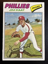 1977 Topps #638 Jim Kaat Philadelphia Phillies - EX HOF