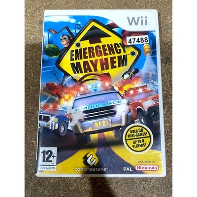 Emergency Mayhem (Nintendo Wii, 2008) Codemasters Racing Multiplayer Videospiel