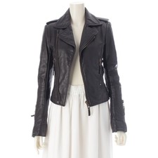 BALENCIAGA 09 years double-breasted blouson Riders jacket 180174 black 34